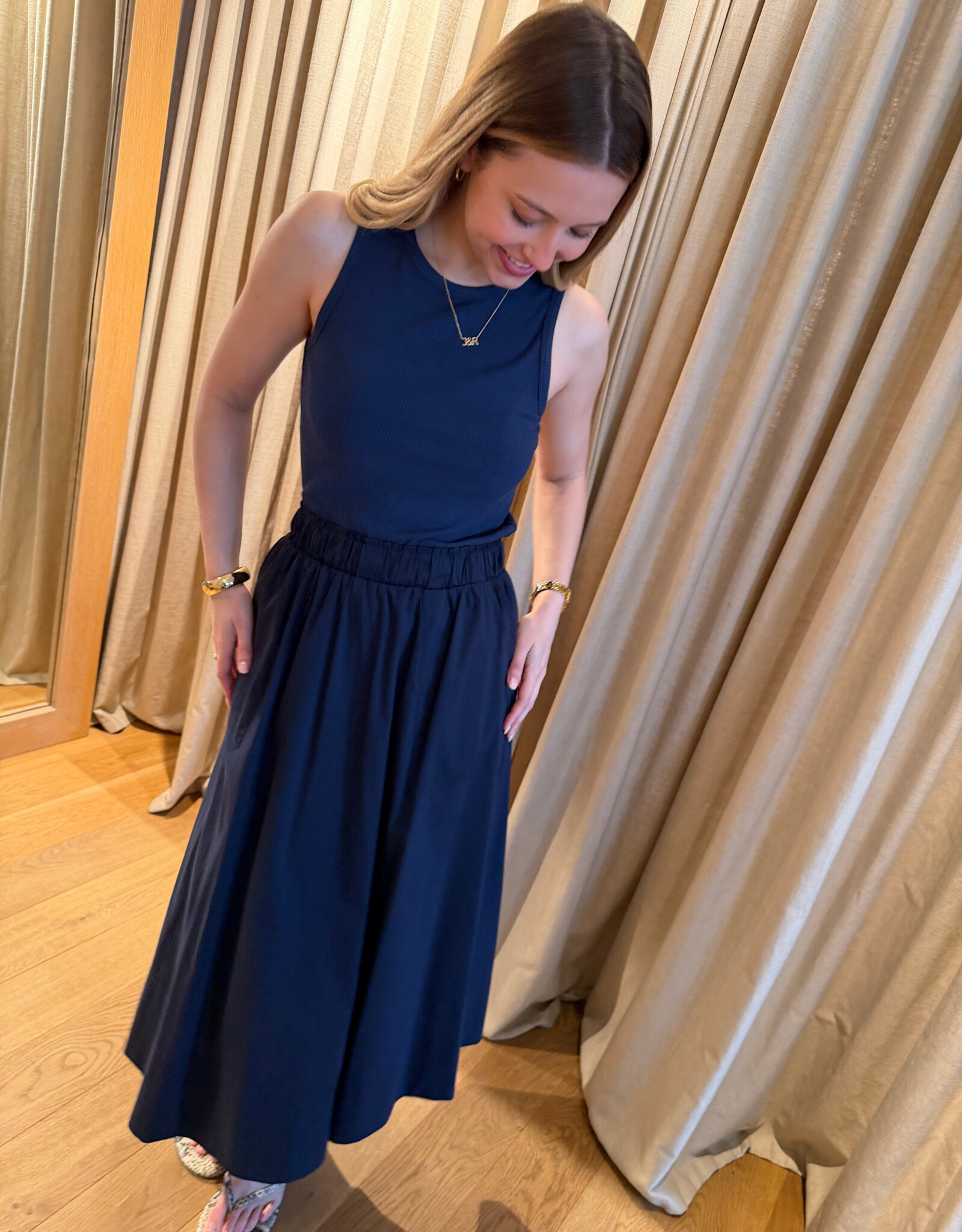 La Rouge Vilma Skirt Navy