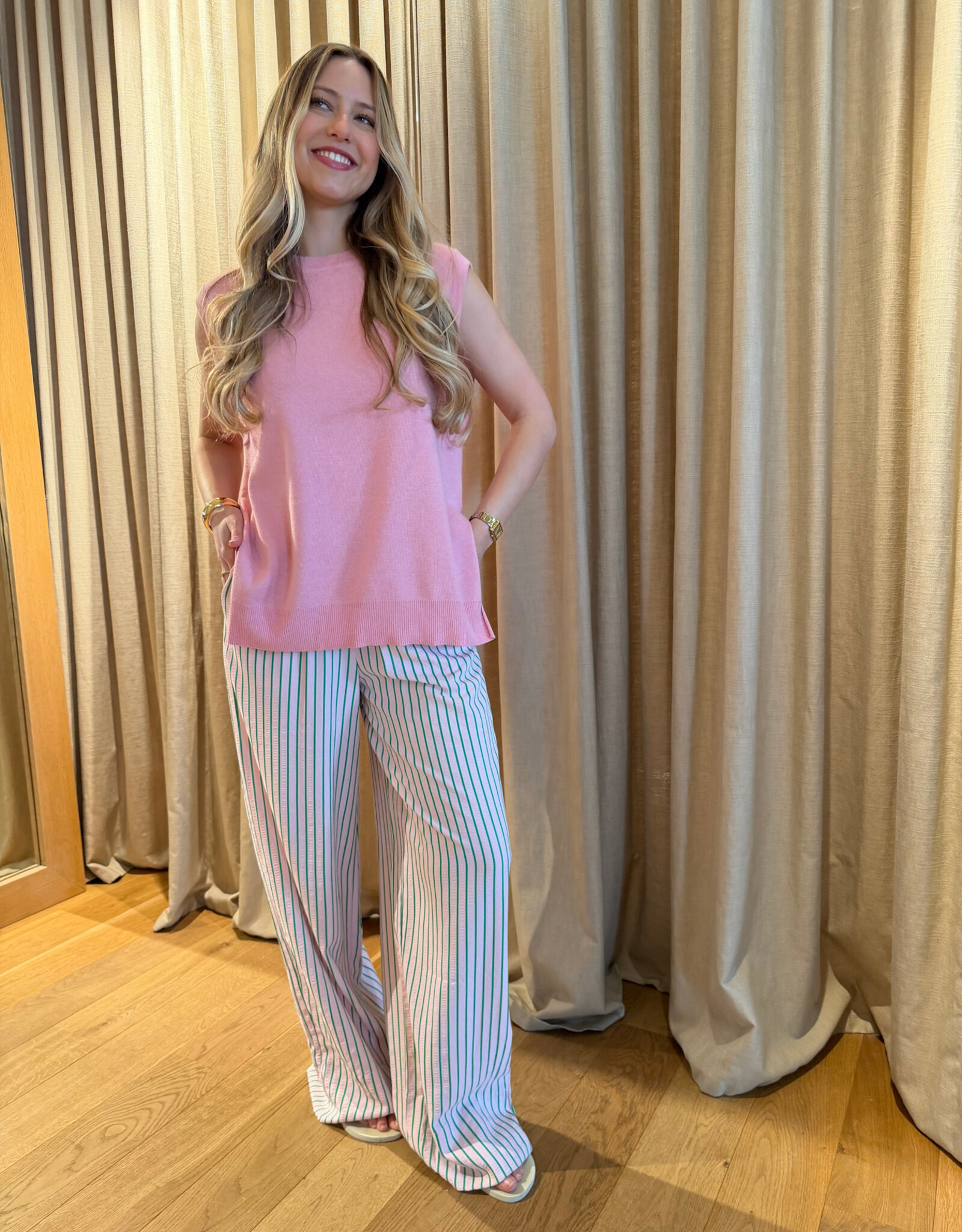 Edited Thanya Top Pink