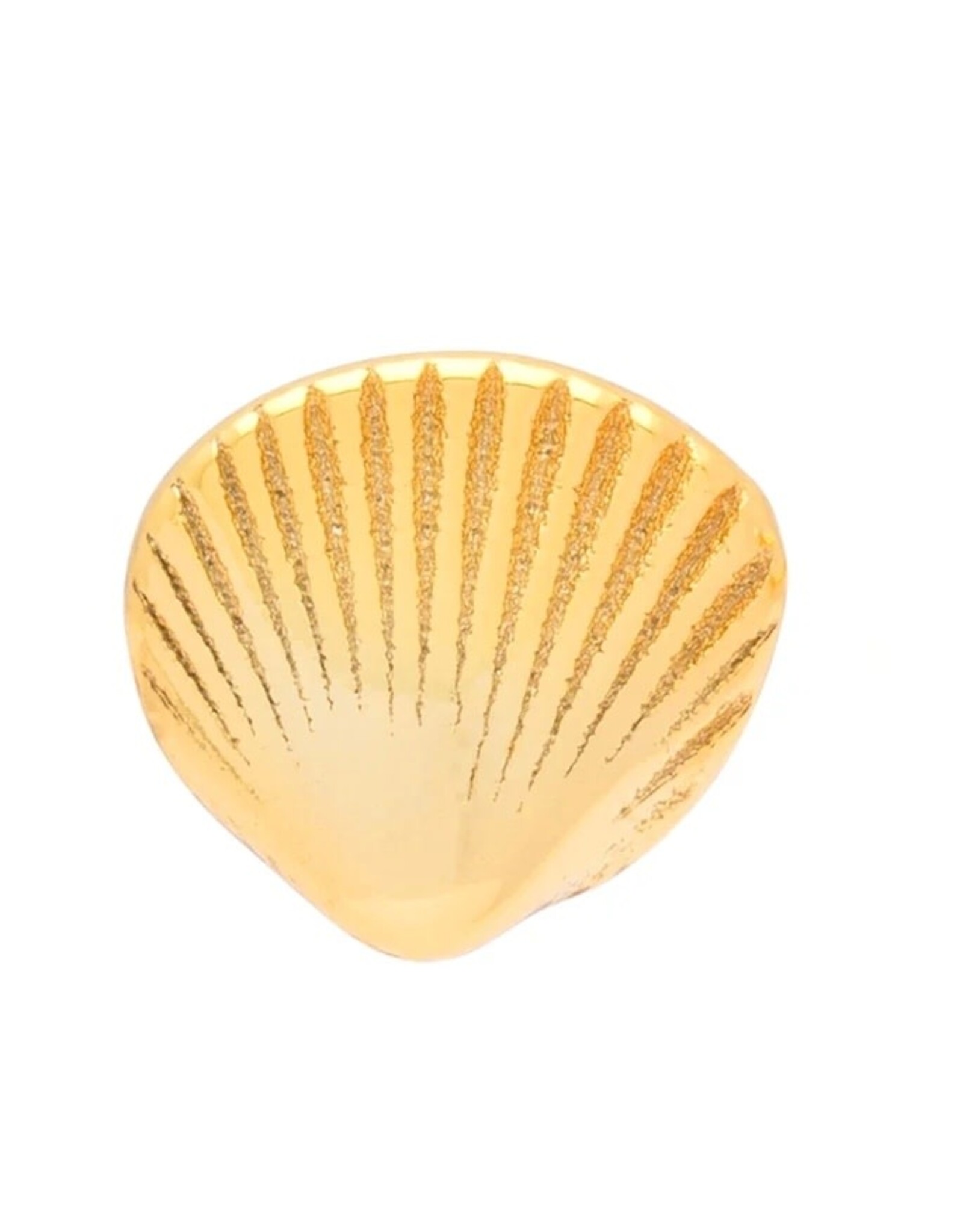 Lulu Shell Stud Gold