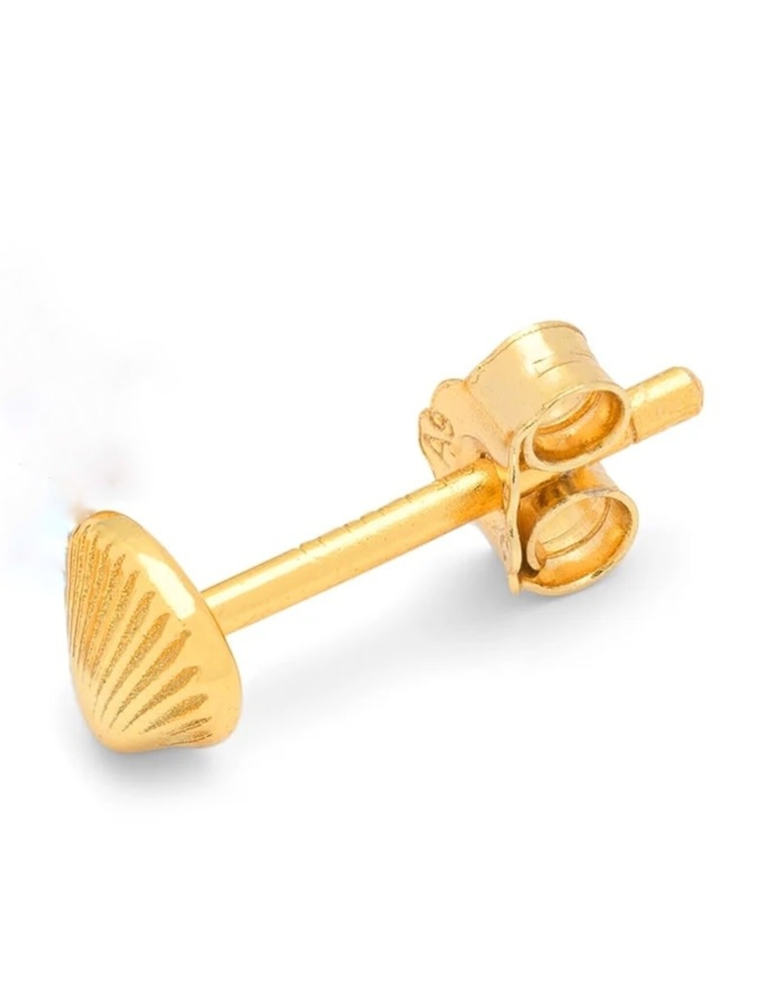 Lulu Shell Stud Gold