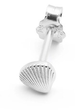 Lulu Shell Stud Silver