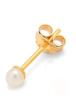 Lulu Pearl Stud Gold