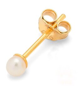 Lulu Pearl Stud Gold