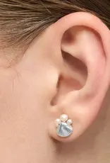 Lulu Bouquet Shell & Pearls Stud Silver