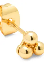 Lulu Trio Dot Stud Gold