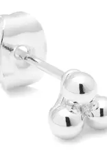 Lulu Trio Dot Stud Silver