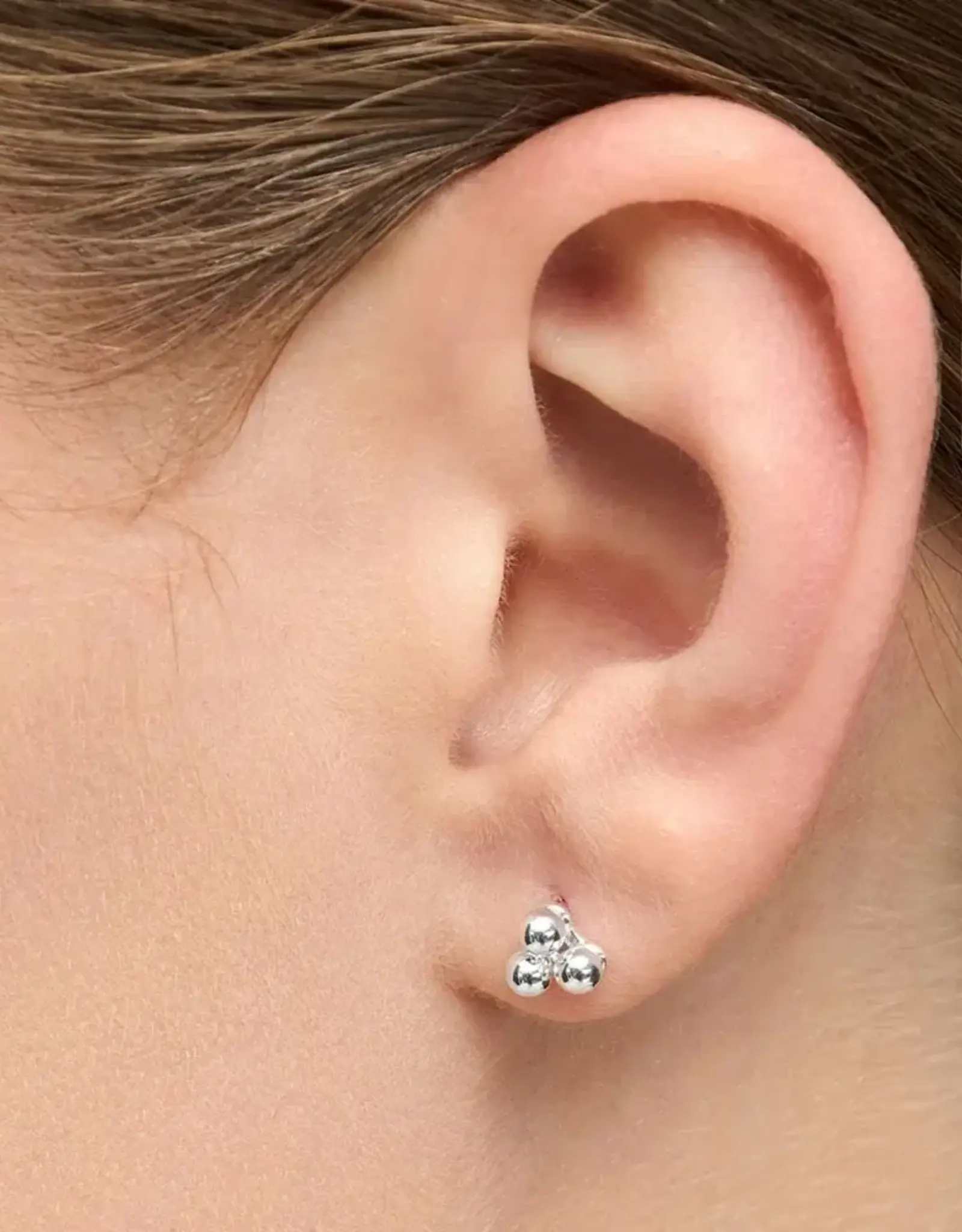 Lulu Trio Dot Stud Silver
