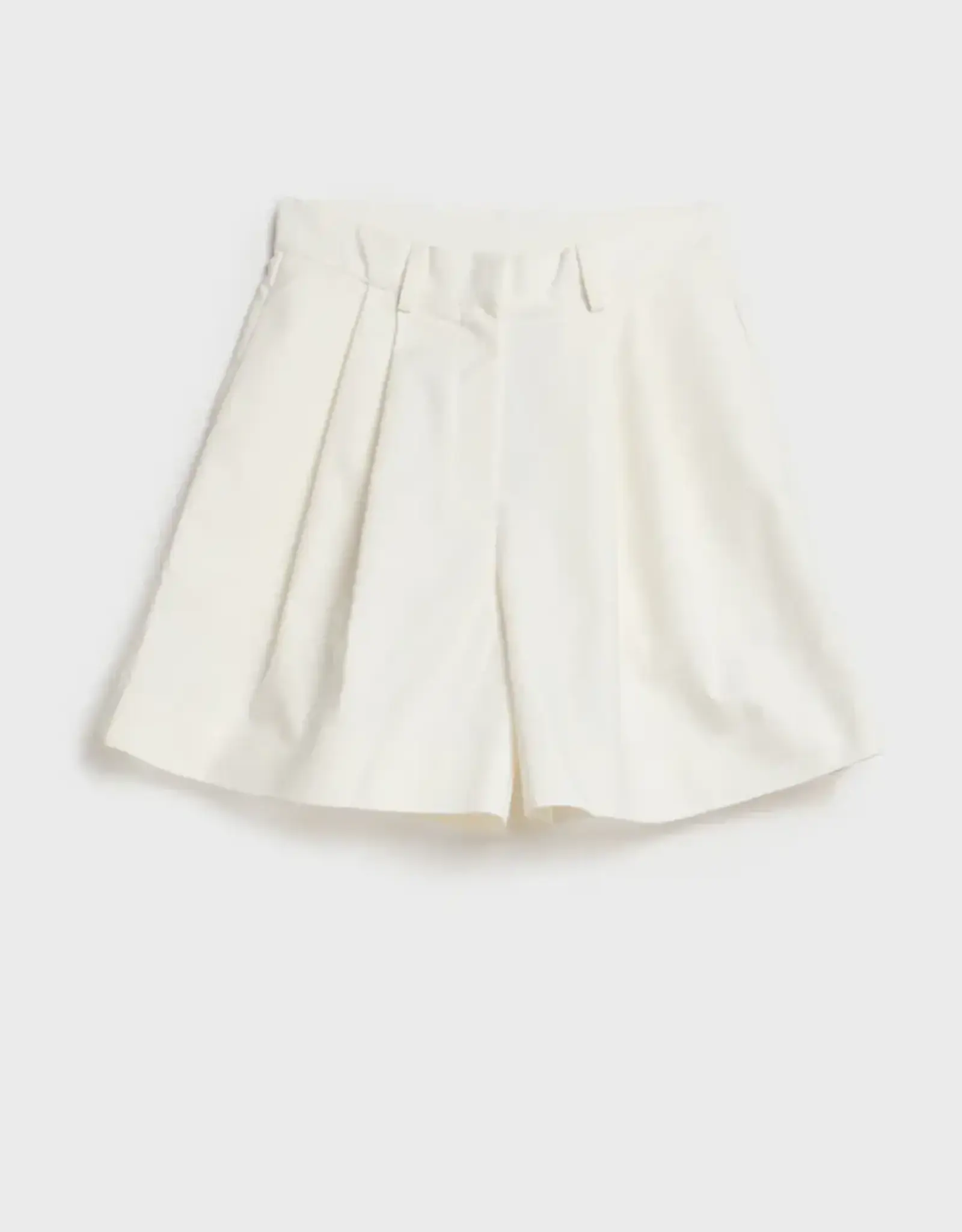 Christian Aks Amanda Cotton Shorts White