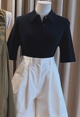 Christian Aks Amanda Cotton Shorts White