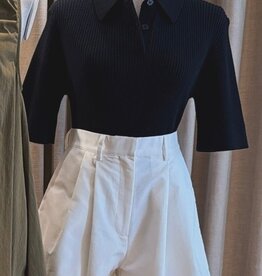 Christian Aks Amanda Cotton Shorts White