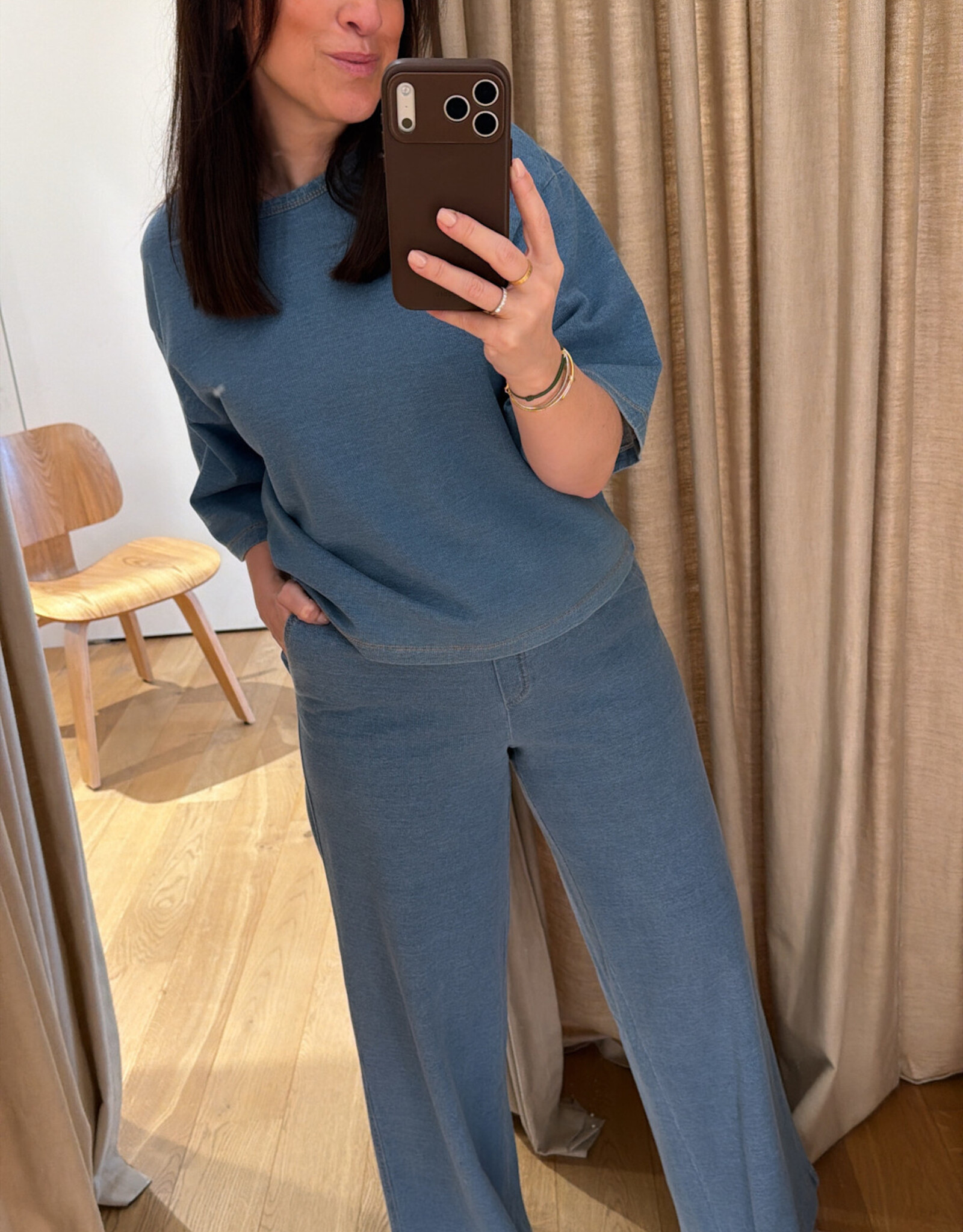 Edited Tarah Pants Denim Wash