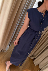 Re/Born Ruth Dress Dark Blue