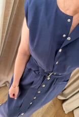 Re/Born Ruth Dress Dark Blue