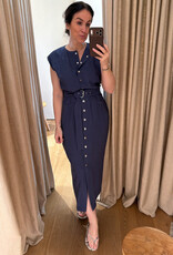 Re/Born Ruth Dress Dark Blue