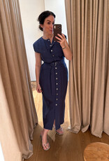 Re/Born Ruth Dress Dark Blue