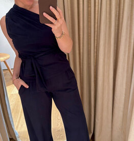 Re/Born Una Top Dark Blue