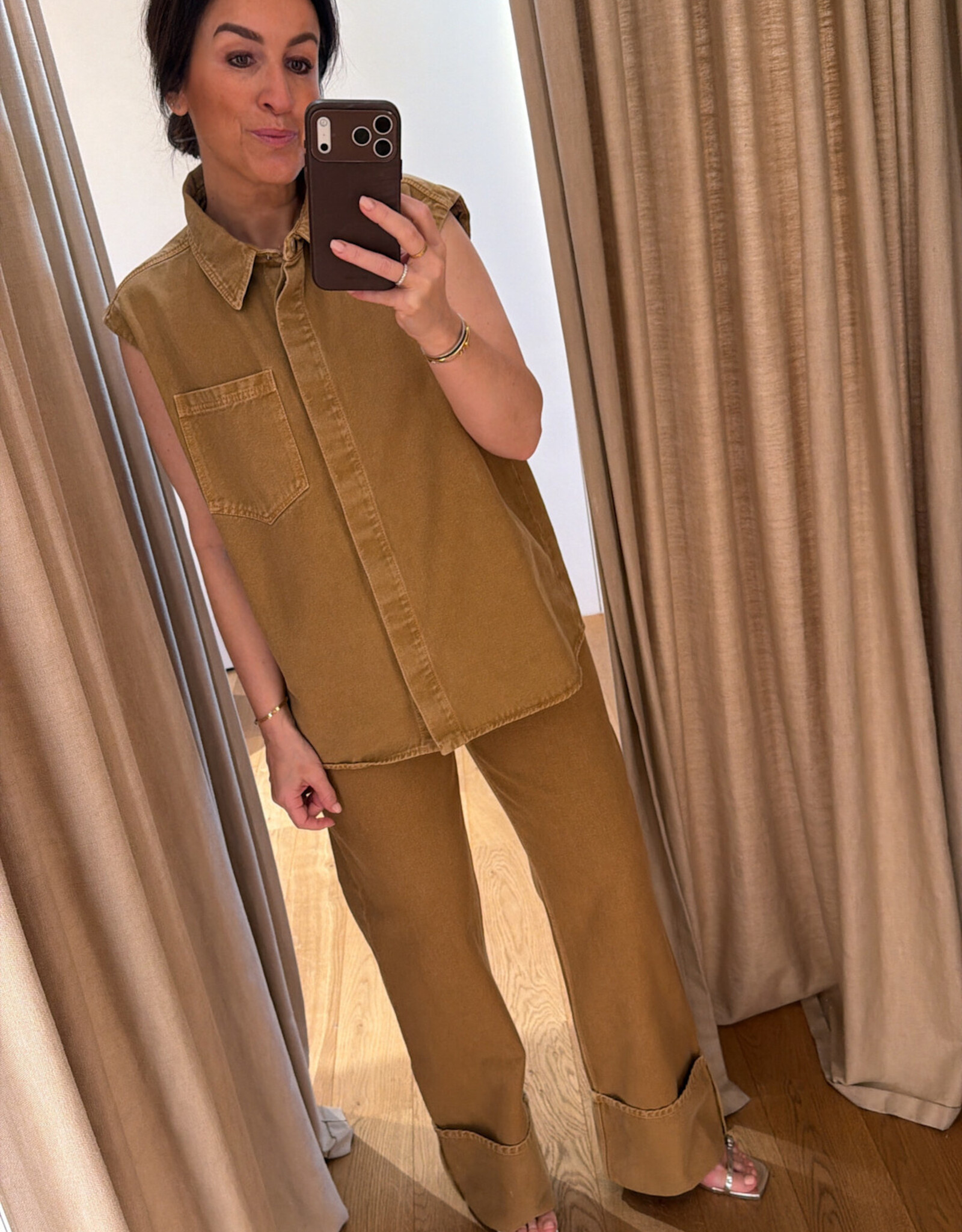 Collectors Club Beatrice Shirt Ochre