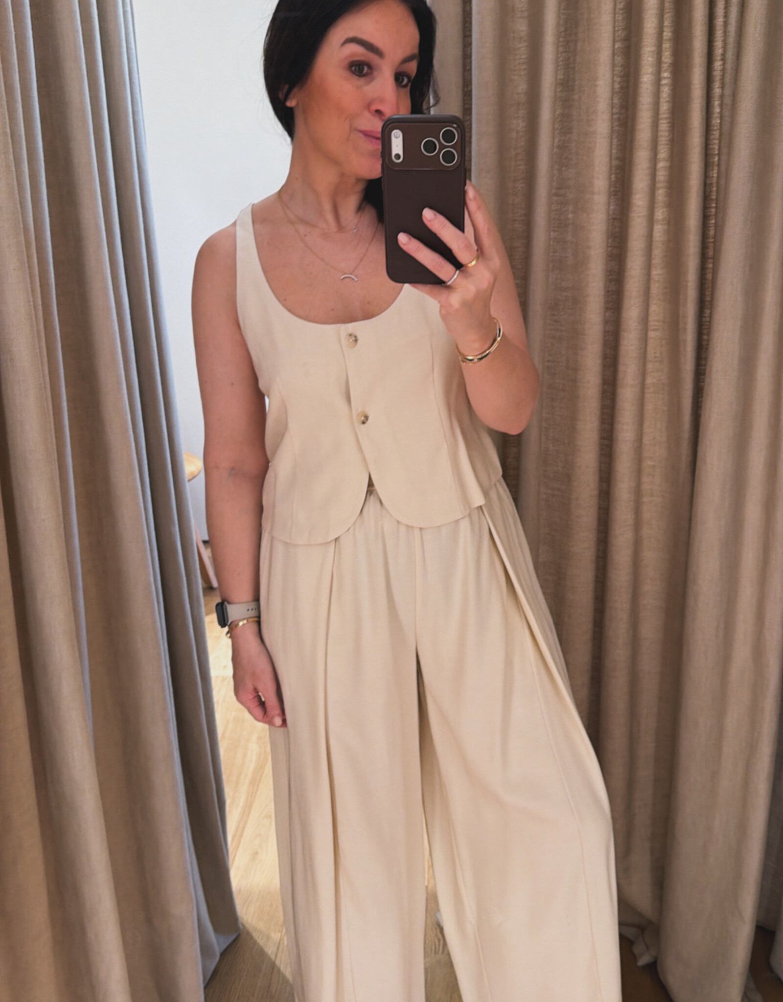 Edited Simone Top Almod Milk