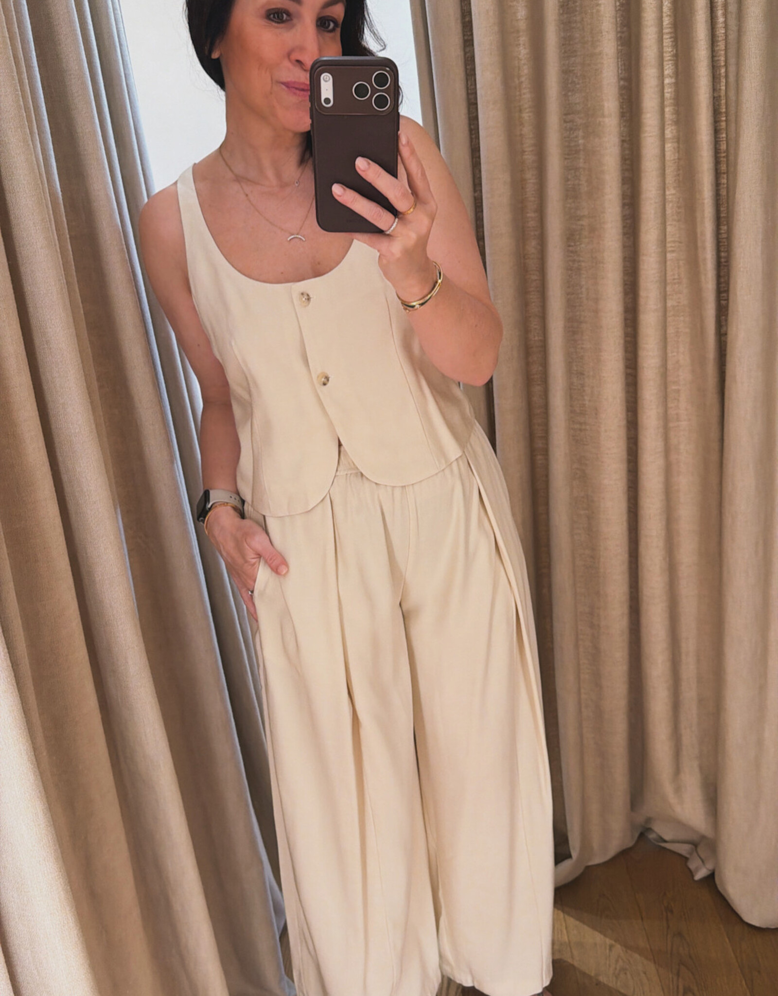 Edited Simone Top Almod Milk