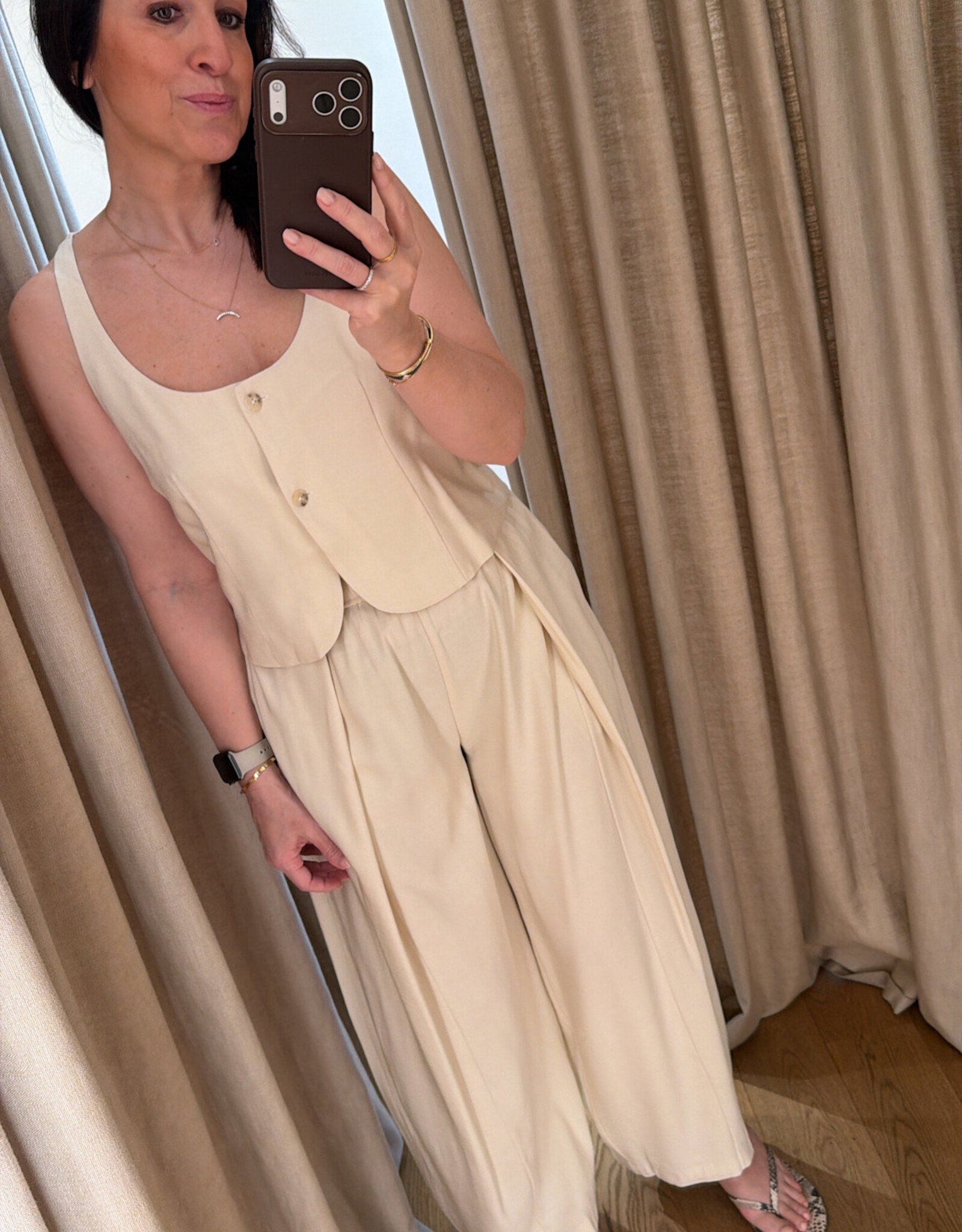 Edited Simone Top Almod Milk