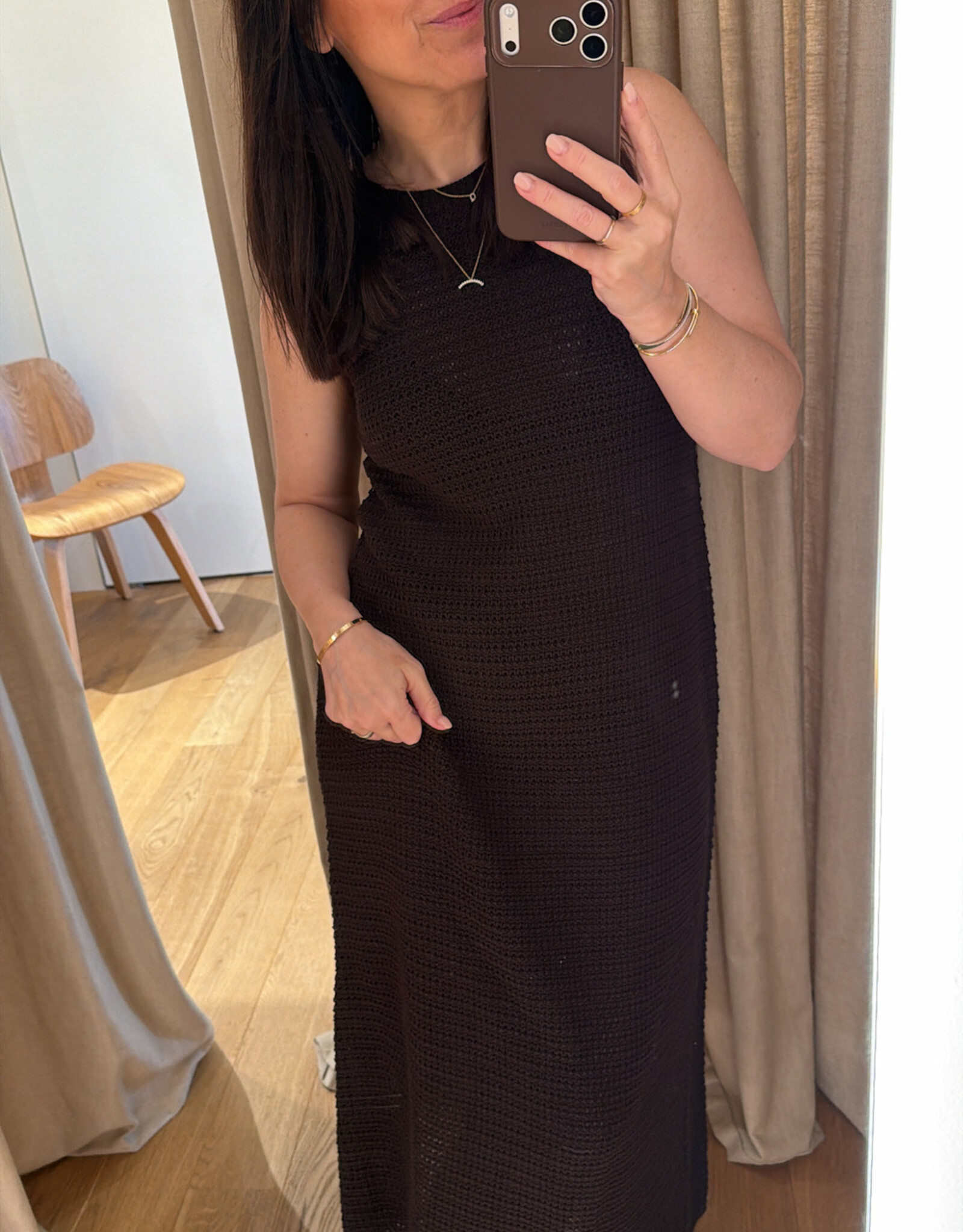 Drykorn Ikis Dress Dark Brown