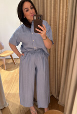 American Vintage Pantalon Balloon Azurin