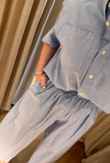 American Vintage Pantalon Balloon Azurin