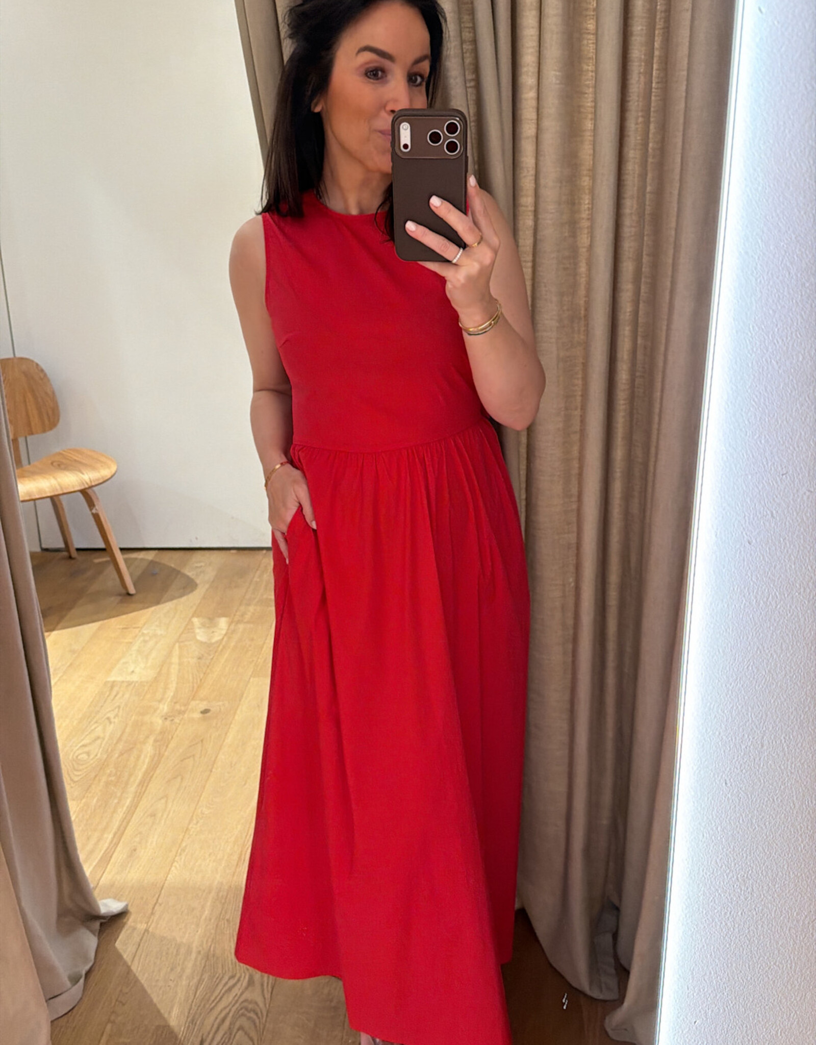 La Rouge Vicky Dress Red