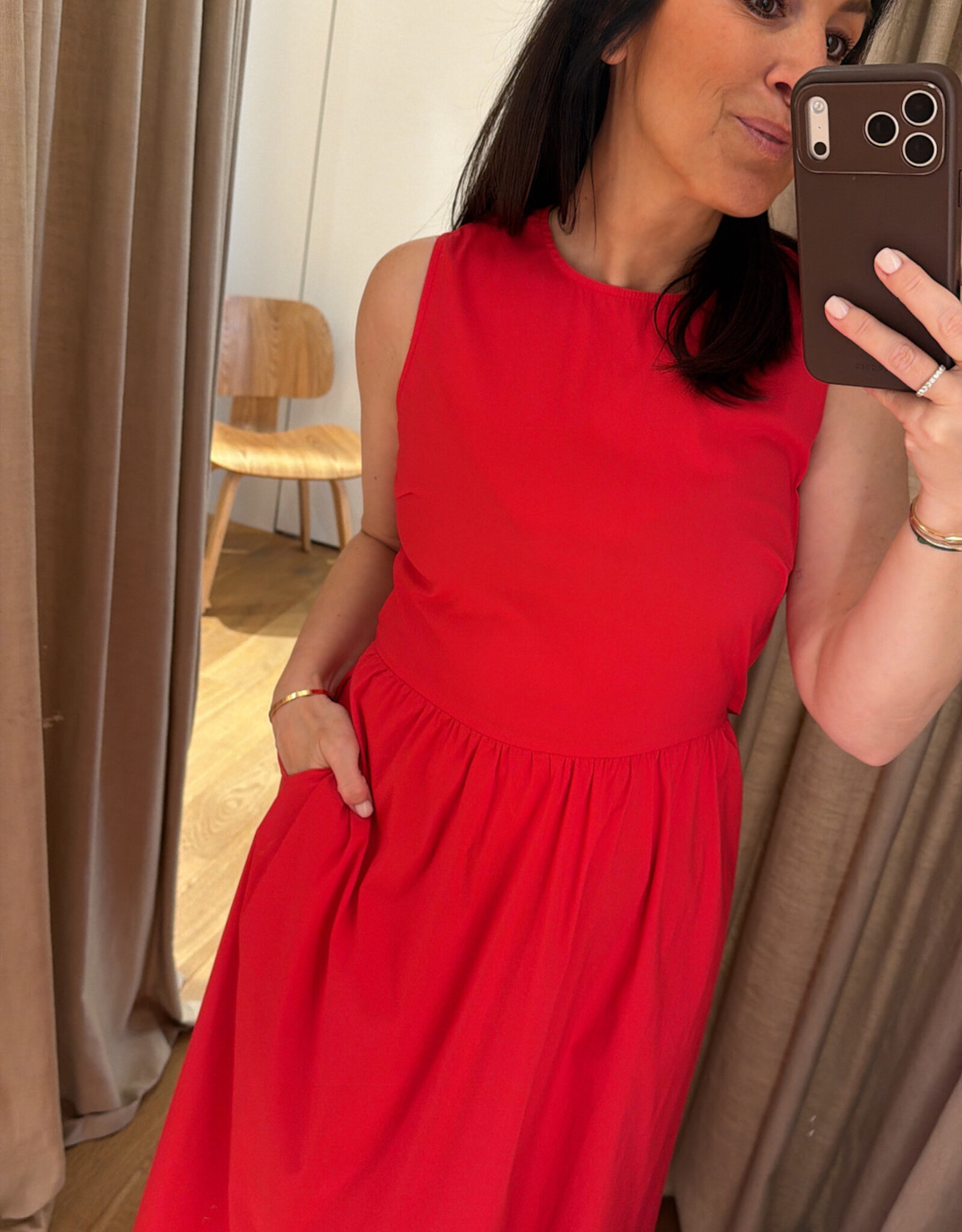 La Rouge Vicky Dress Red