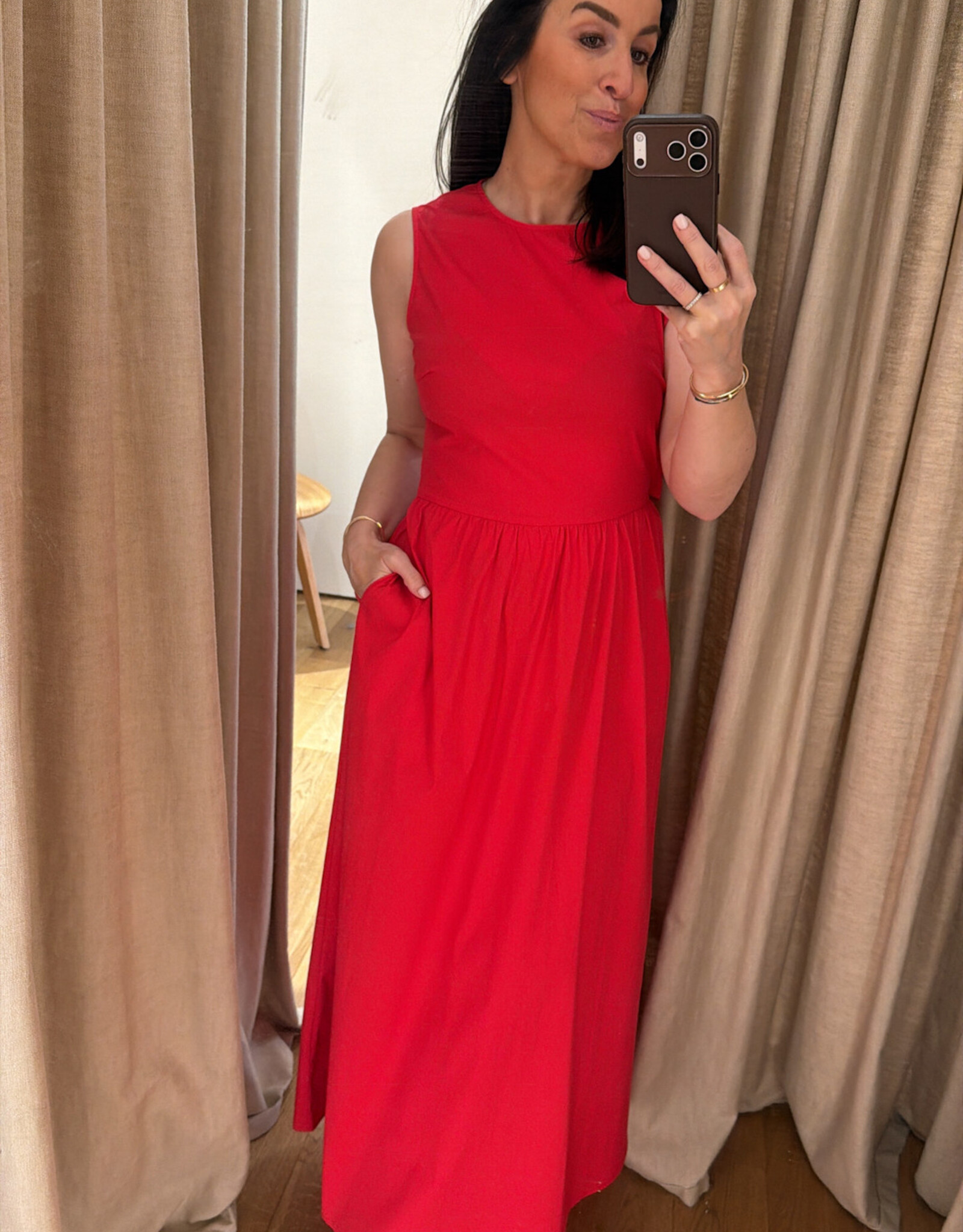 La Rouge Vicky Dress Red