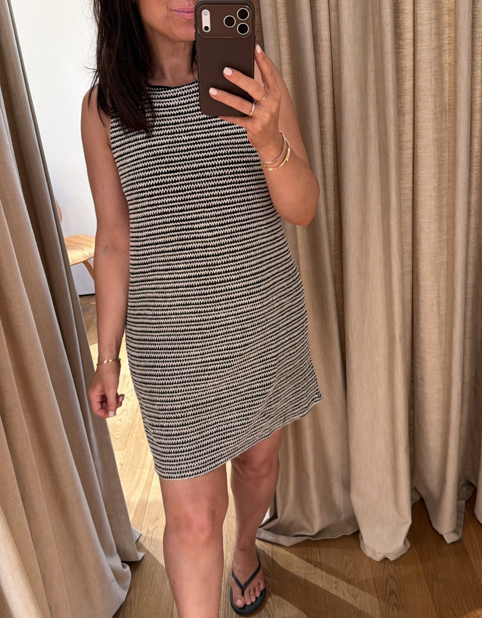 Edited Benedicta Dress Black Cream