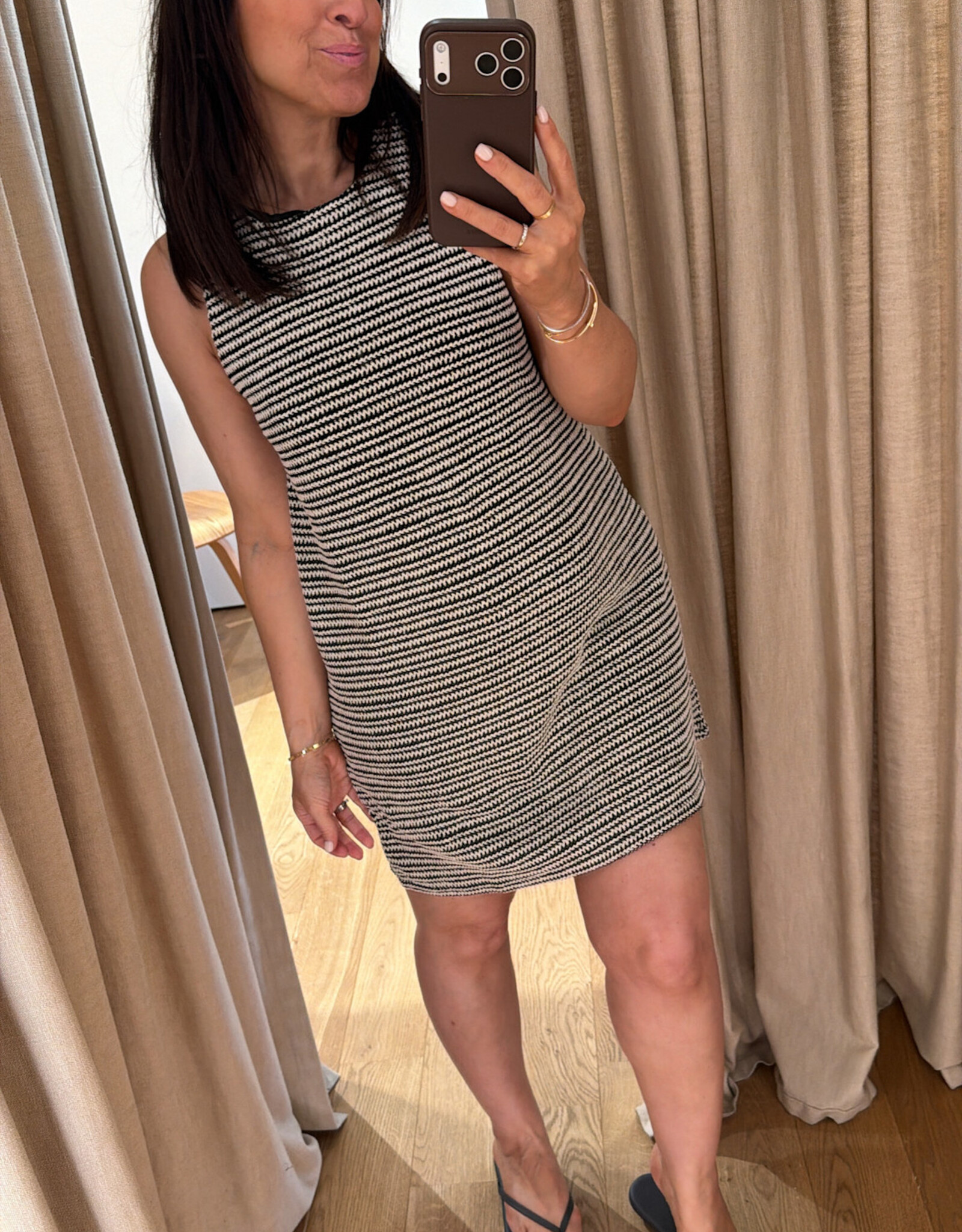 Edited Benedicta Dress Black Cream