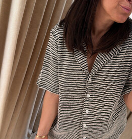 Edited Karlotta Shirt Black Cream