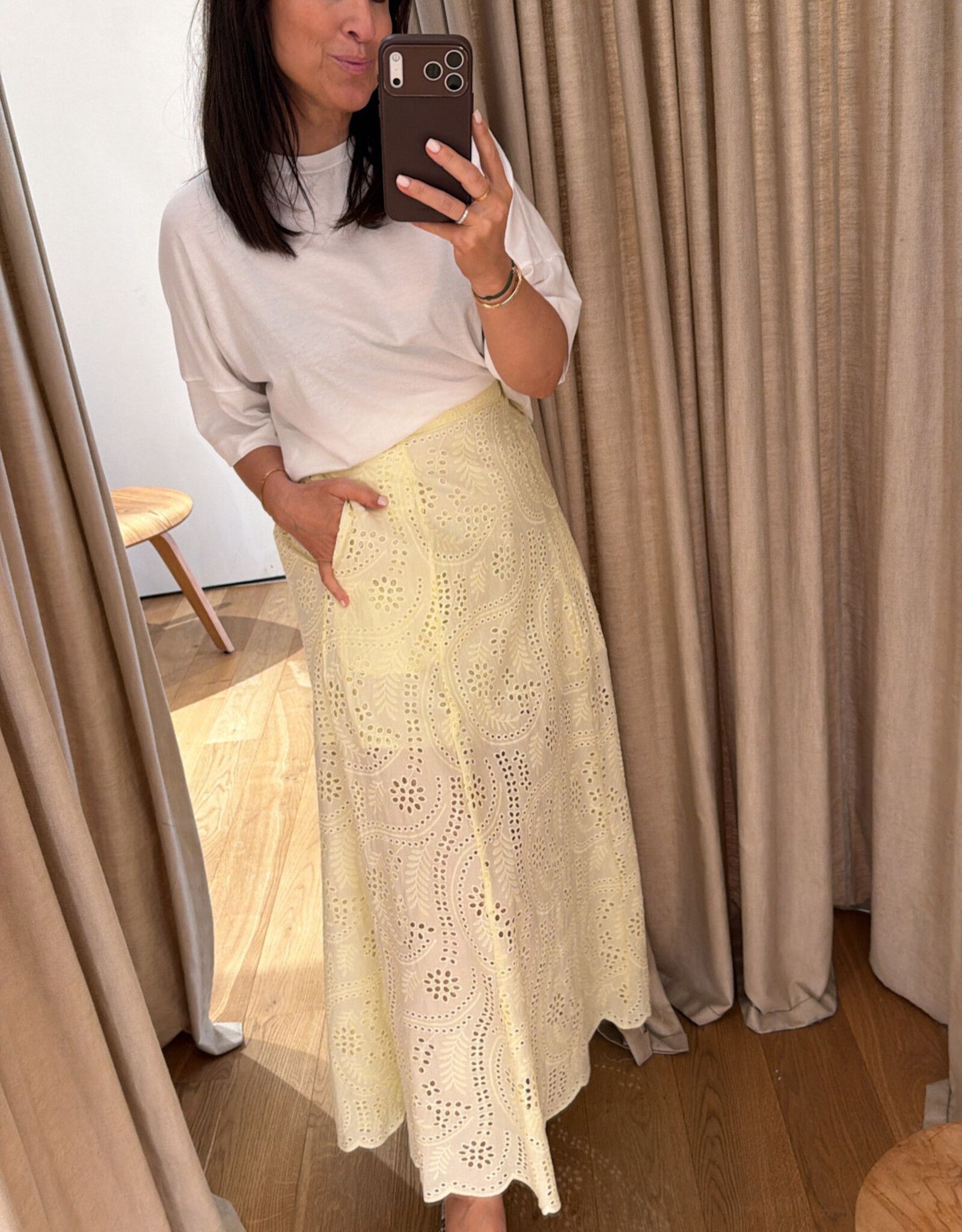 Cras Brizacras Skirt French Vanilla