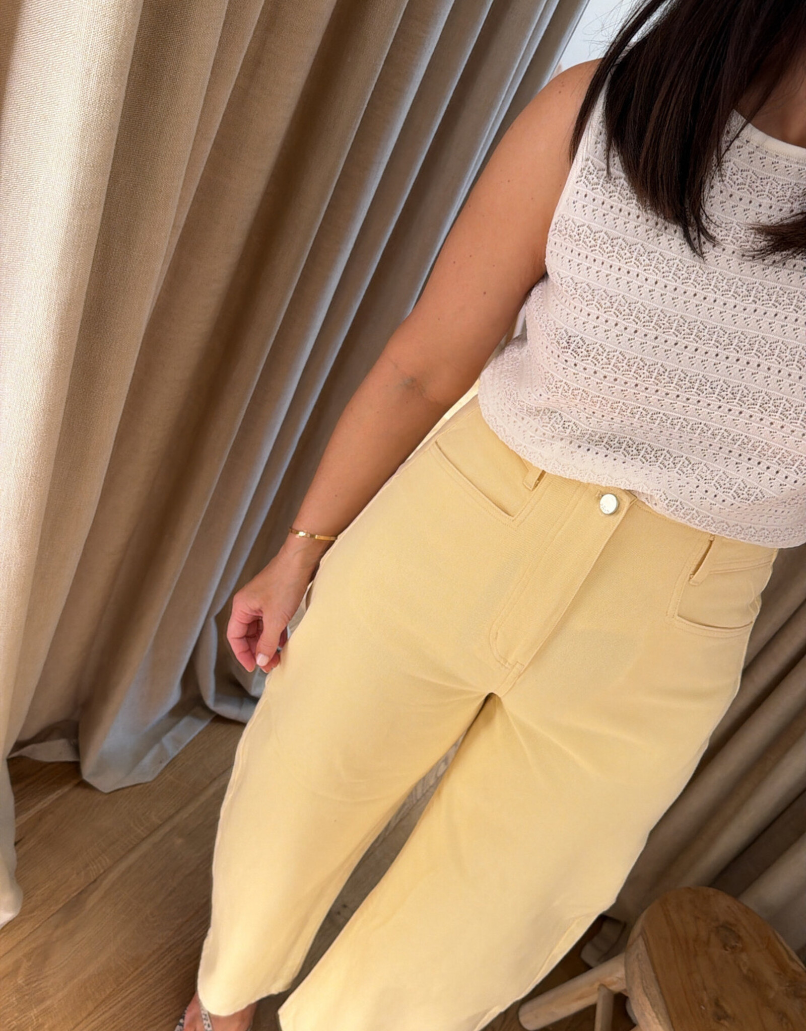 Cras Adacras Pants Lemon Icing