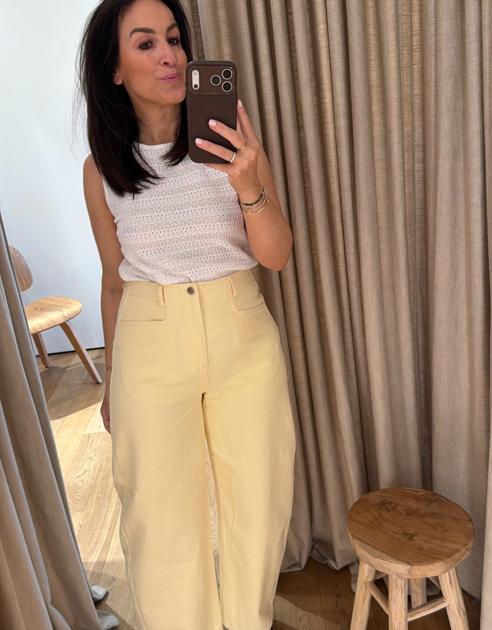 Cras Adacras Pants Lemon Icing