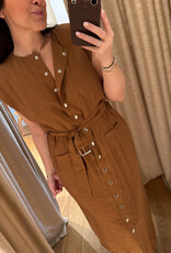 Re/Born Ruth Dress Camel