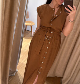 Re/Born Ruth Dress Camel