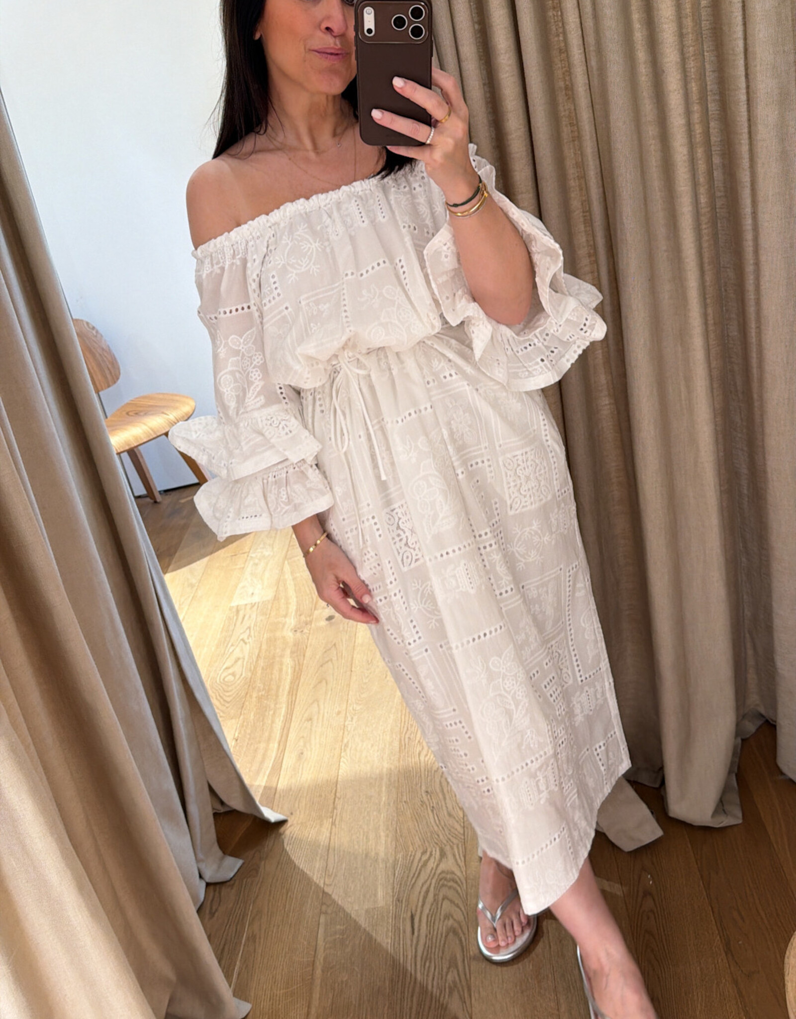 Cras Itacras Dress White