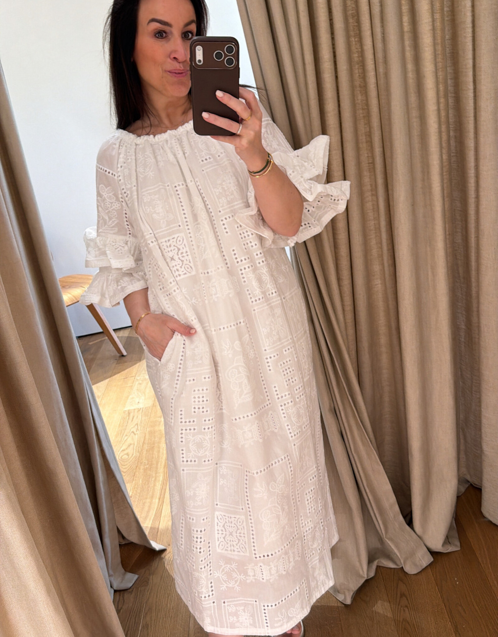 Cras Itacras Dress White