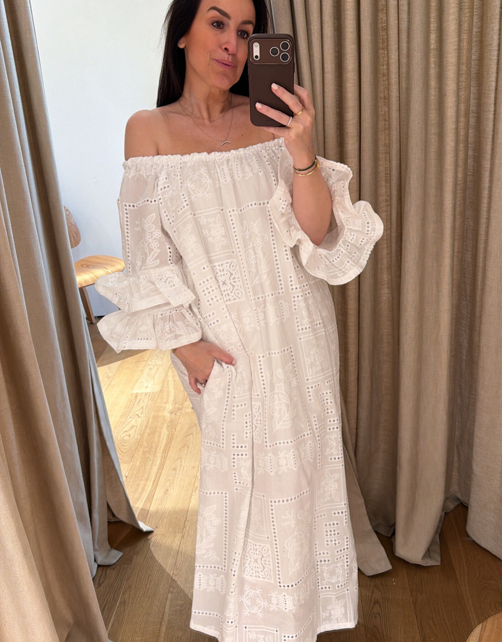 Cras Itacras Dress White