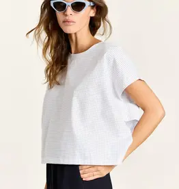 Studio Clique Esmeralda Summer Shirting Blue Check