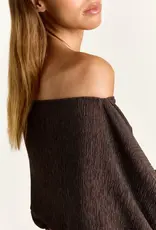 Studio Clique An Off Shoulder Blouse Brown