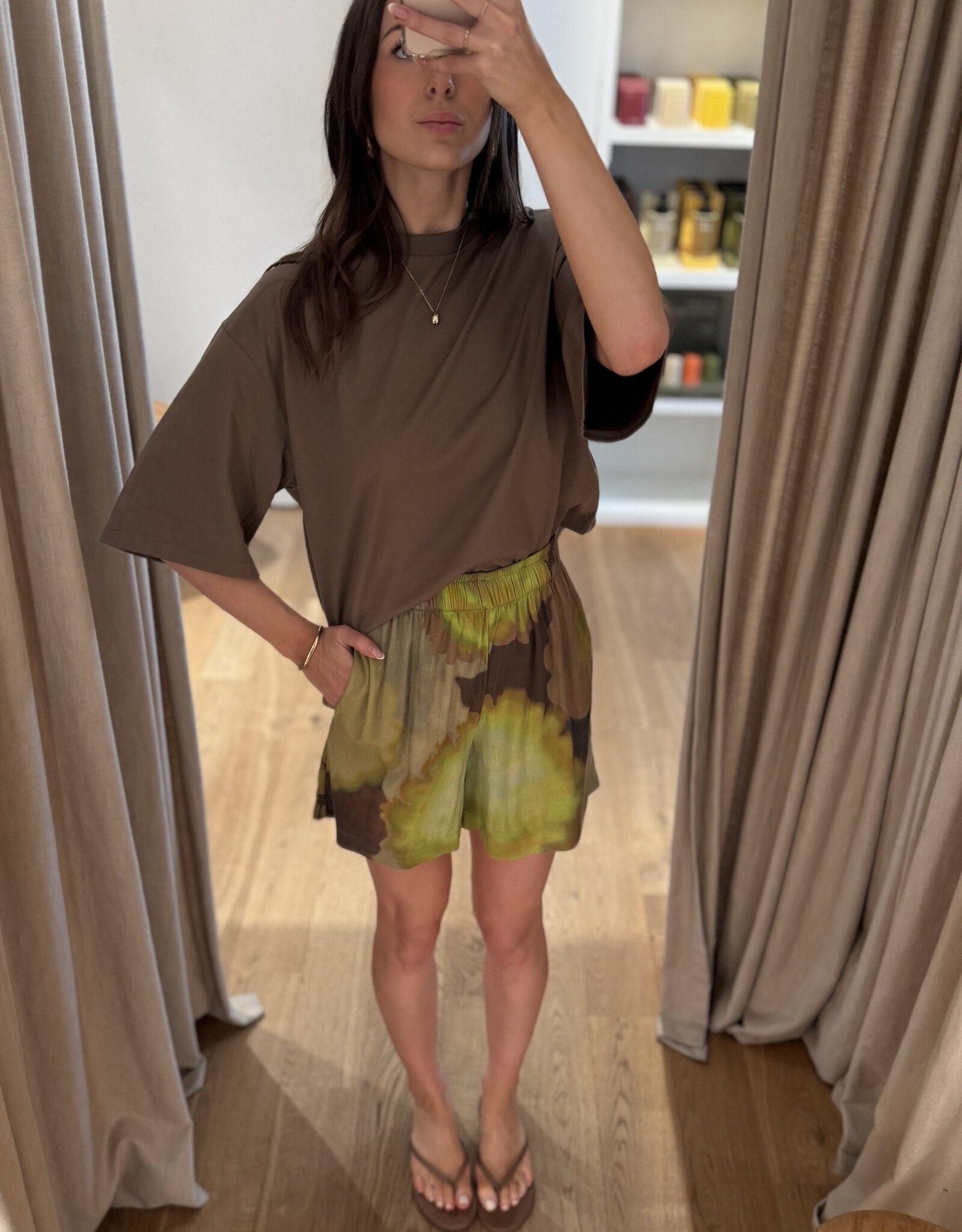 Re/Born Dea Sumer Garden Shorts