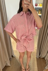 Âme Nuts Shirt Red & White Stripes