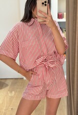 Âme Nuts Shirt Red & White Stripes