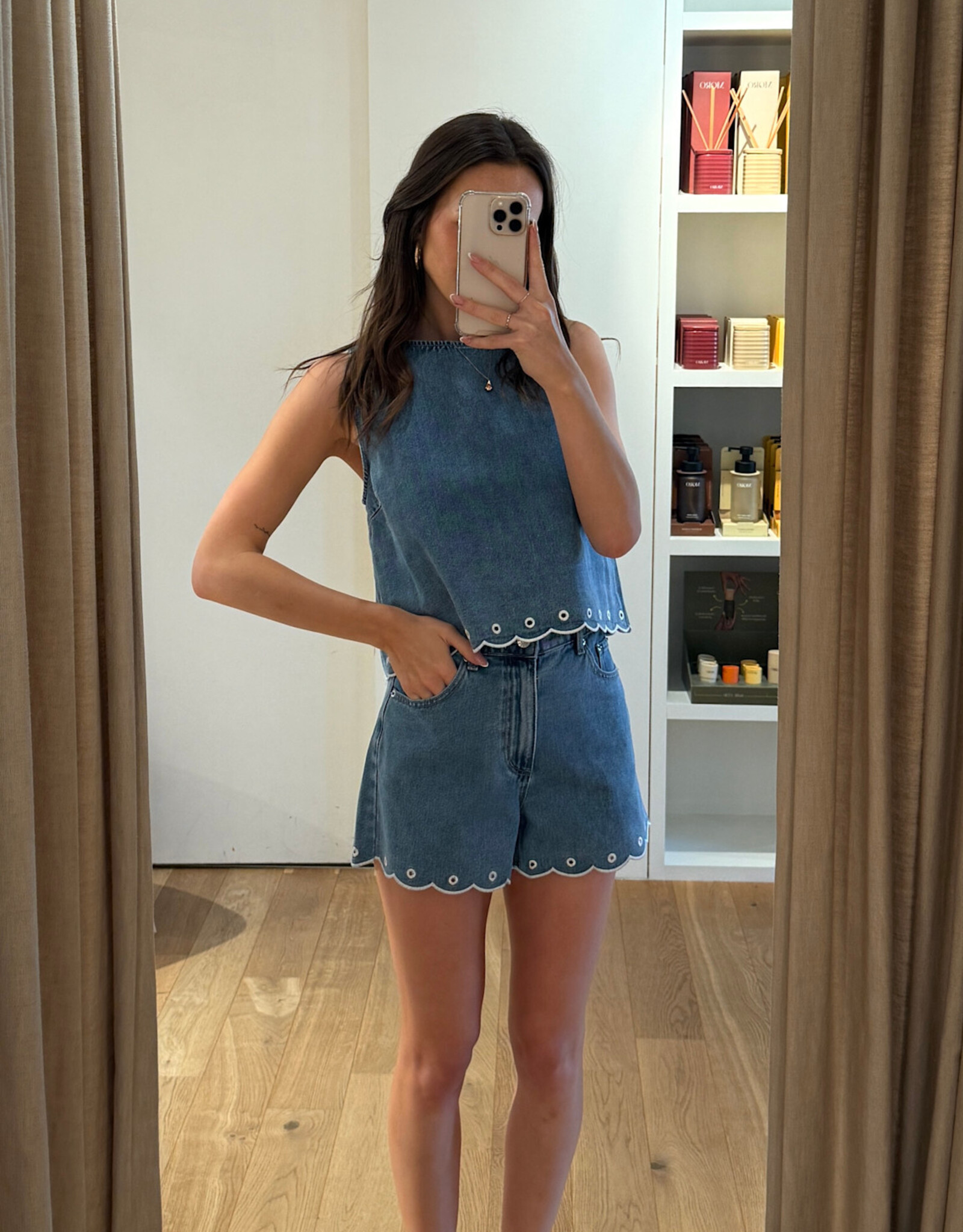 Edited Gustava Shorts Denim