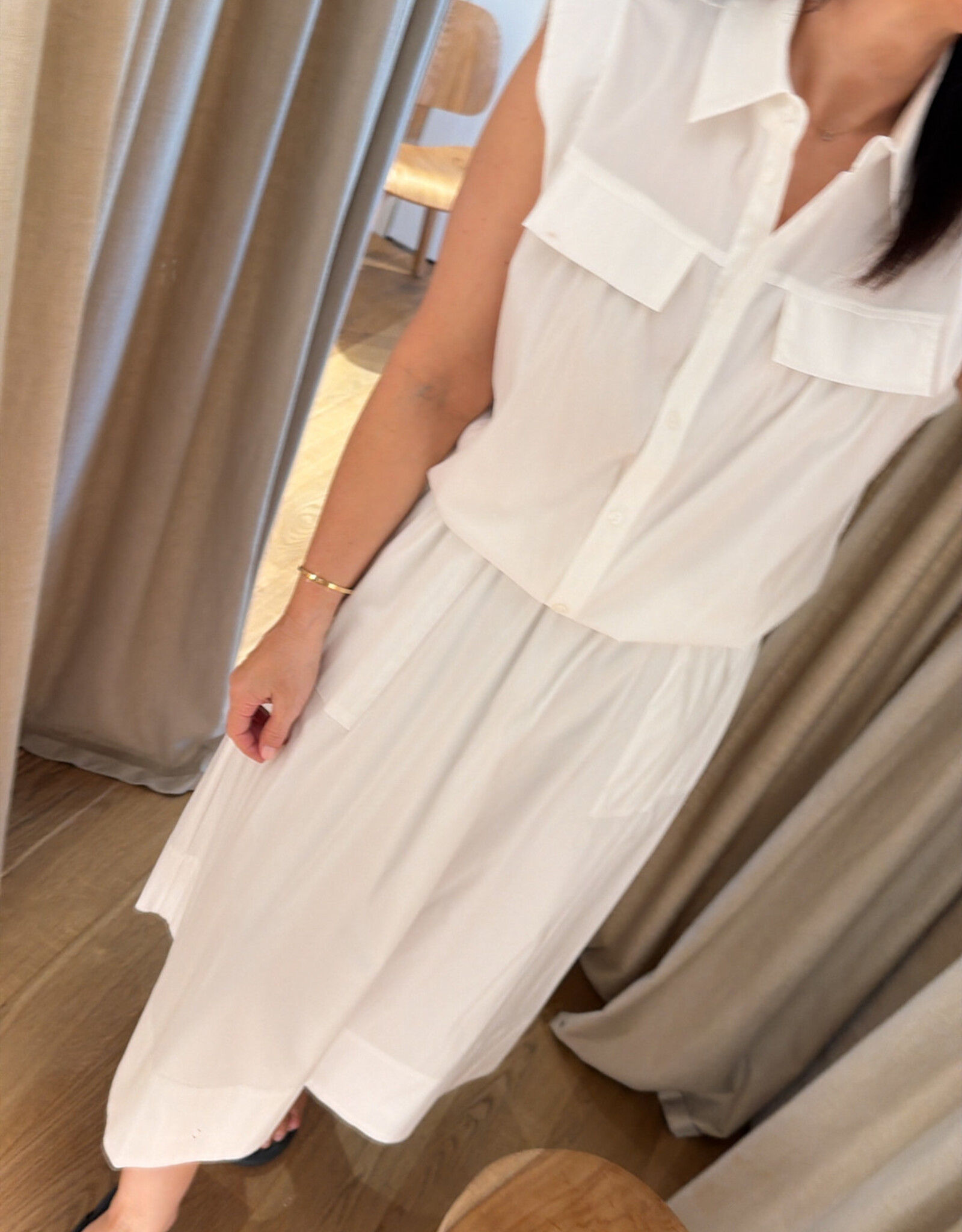 La Rouge Vilma Skirt White