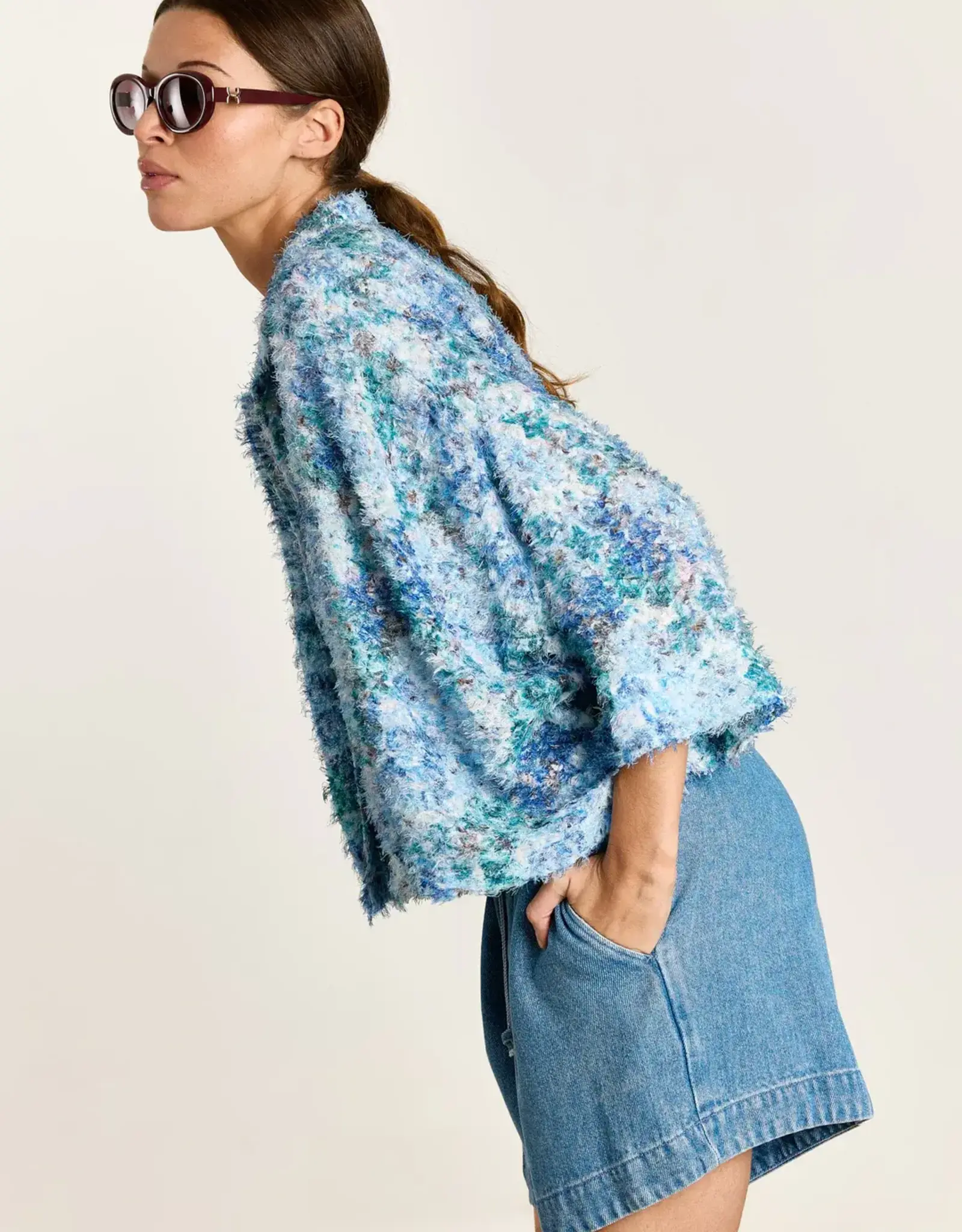 Studio Clique Yannick Aquarel Flower Multicolor Blouse