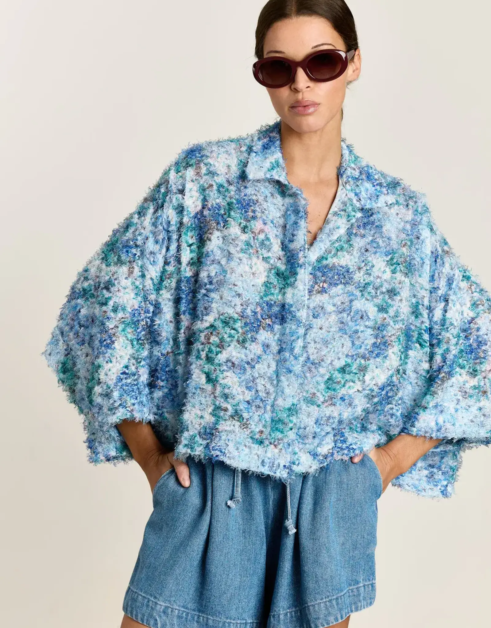 Studio Clique Yannick Aquarel Flower Multicolor Blouse
